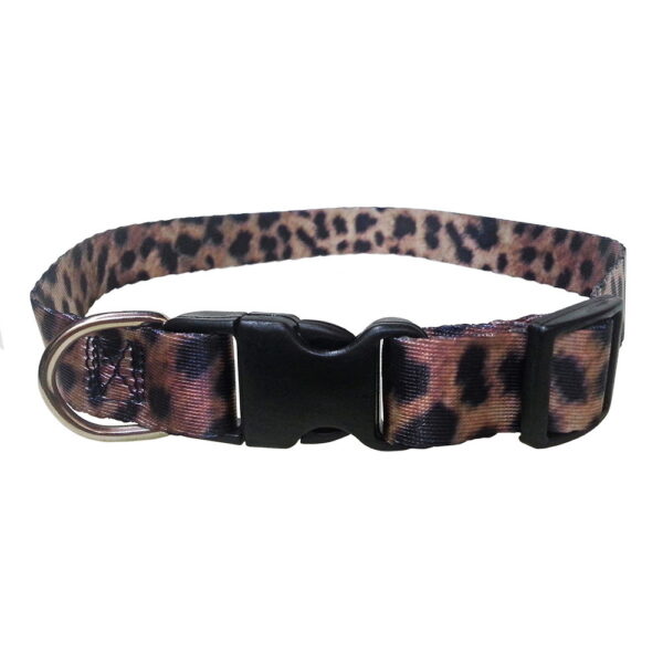Collar ajustable de poliester estampado