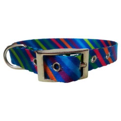Collar de poliester estampado